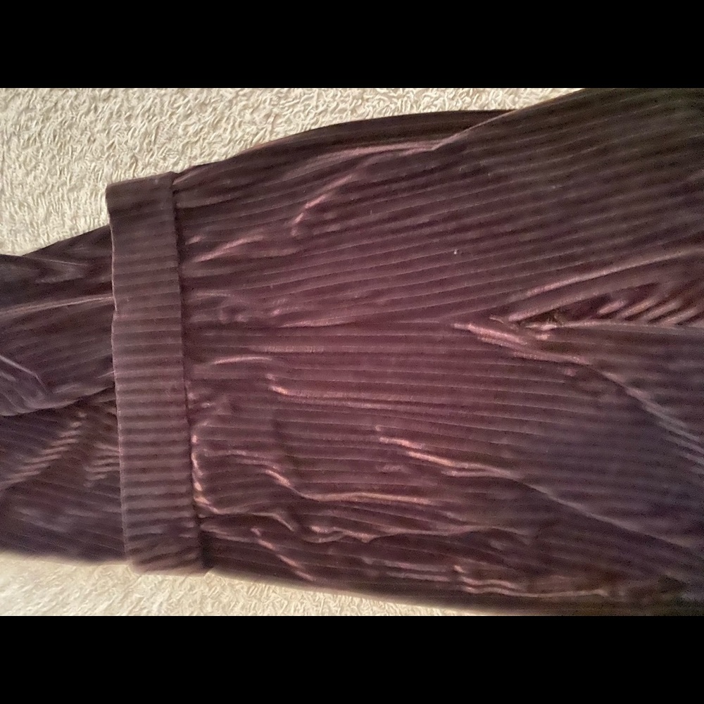 stretchy corduroy flared pants brown